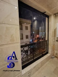 قیمت شیشه بالکن ریلی تاشو در تهران