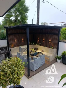قبل و بعد اجرای اتاق شیشه ای