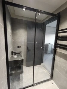 نمونه اجرا شده کابین دوش شیشه ای