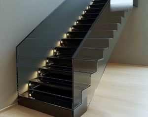 قیمت نرده شیشه ای دودی