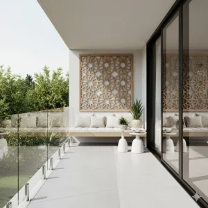 متریالهای اصلی در نمای ویلایی ساده ایرانی