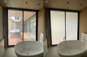 شیشه هوشمند برای حمام و اتاق خواب