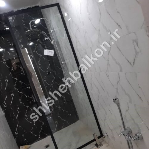 اجرای کابین دوش حمام با درب کشویی