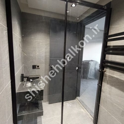 اجرای کابین دوش شیشه ای ایمن و بدون درز