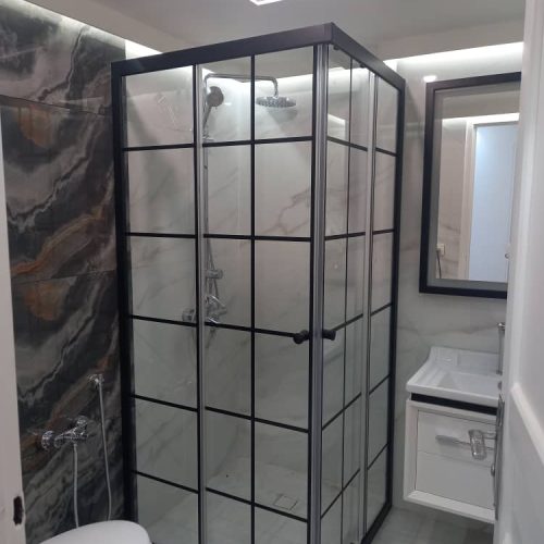کابین دوش حمام فریم دار