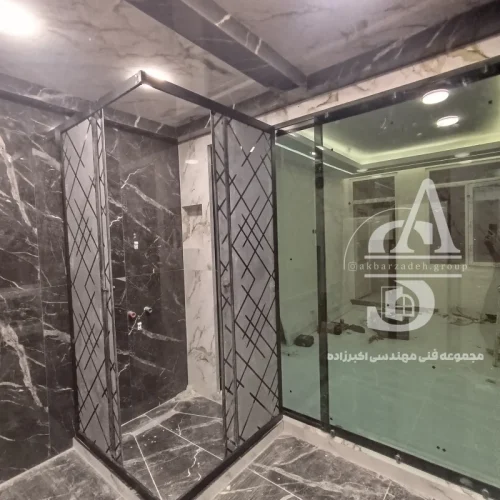 اجرای کابین دوش مات حمام در کرج